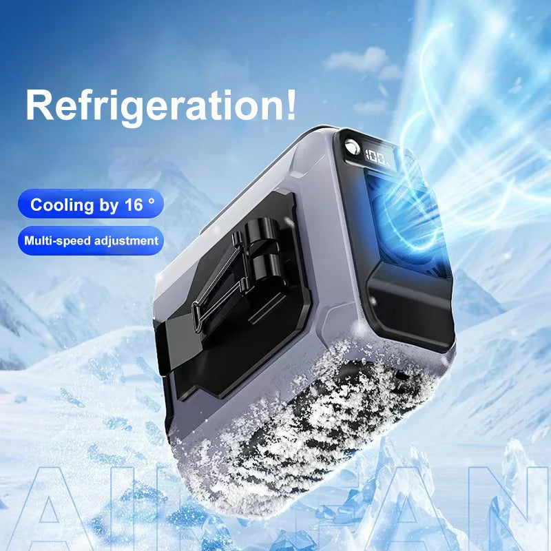 NEW Extra-Large Battery Waist Fan Wearable Waist Fan Light Hands-Free Cooling for Outdoor Jobsite Travel Long Range for Outdoor